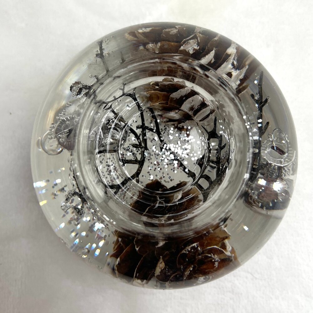 NWT Made in Germany Handemade Crystal Dreamlight "Winter Story" Candle Holder - Picture 7 of 12